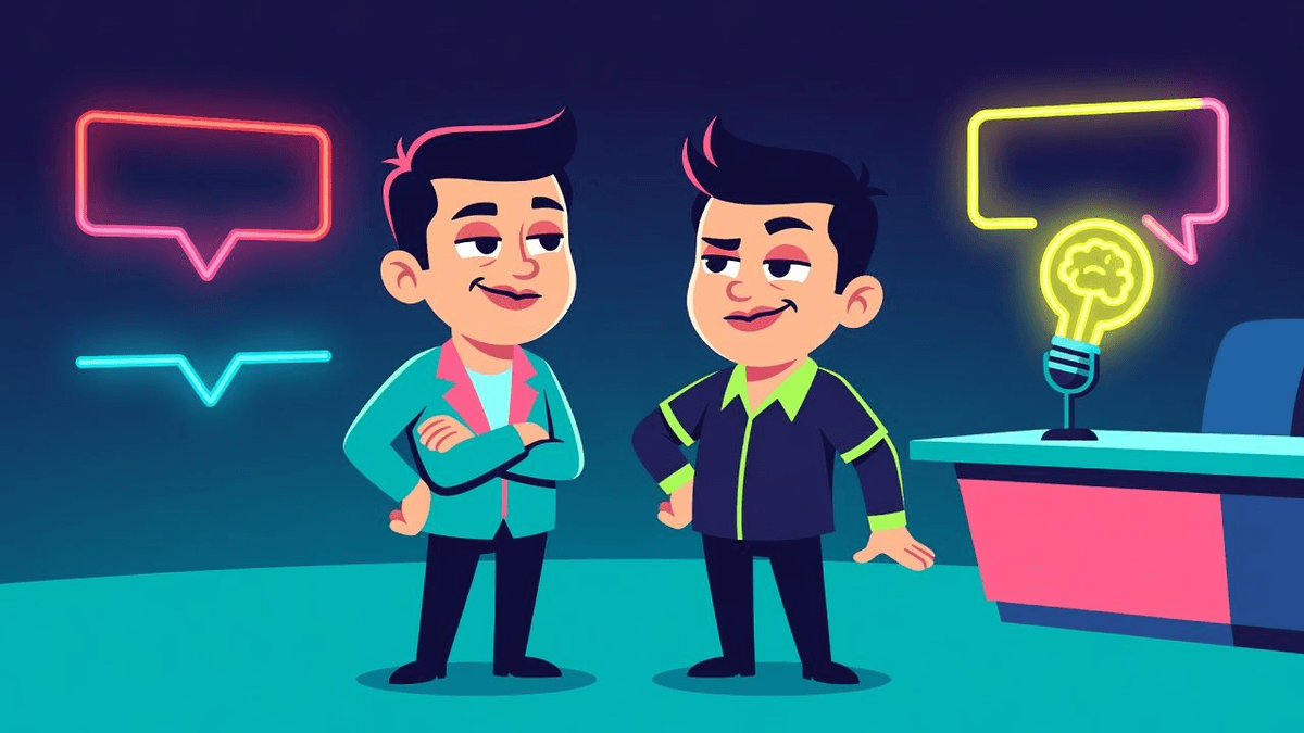 60% of Consumers Say AI Brand Messaging Is a Turnoff — Tech satirical illustration by Roast Station
