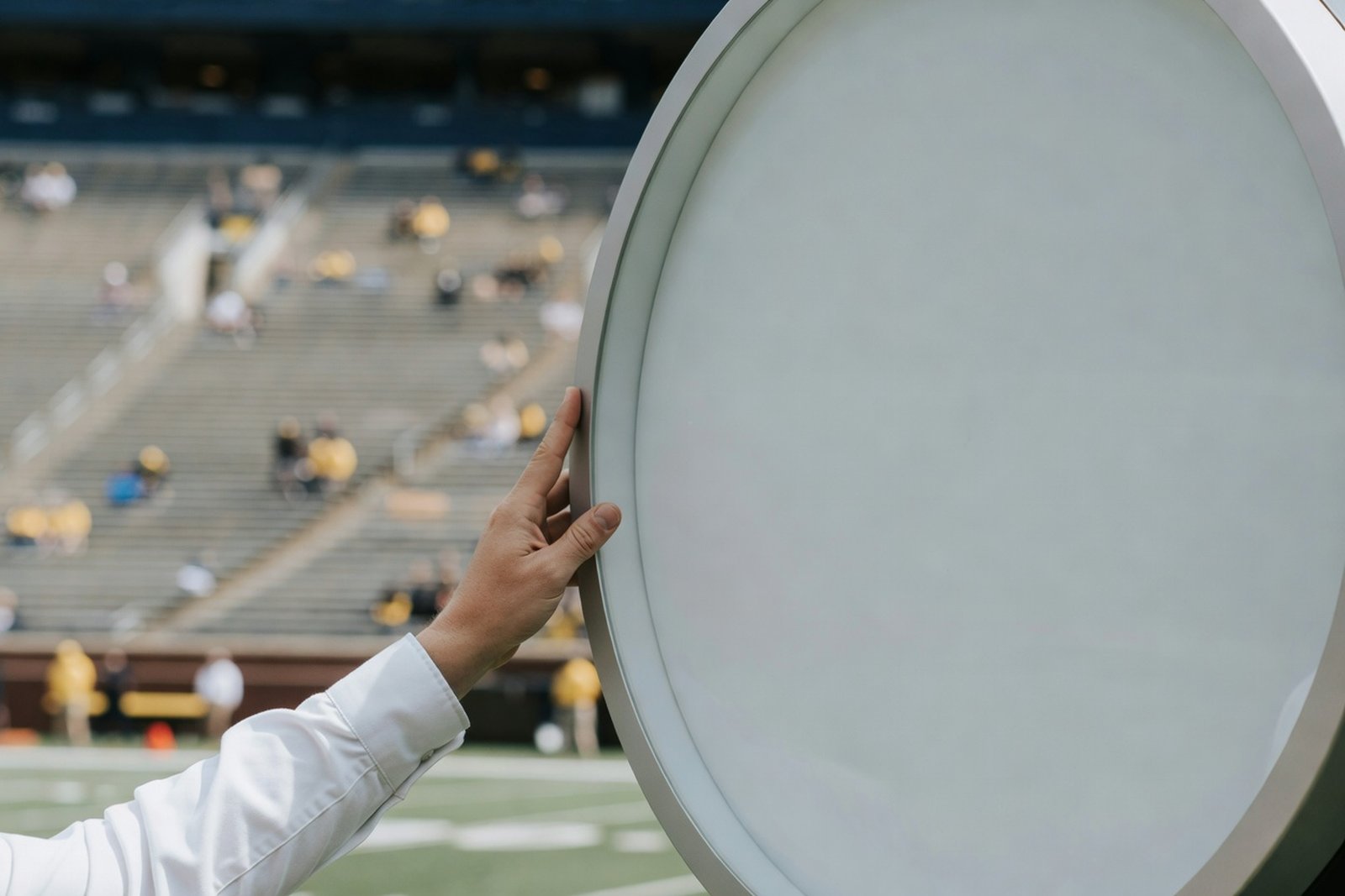 Big Ten Put a Second Back at Michigan Stadium — Sports satirical illustration by Roast Station