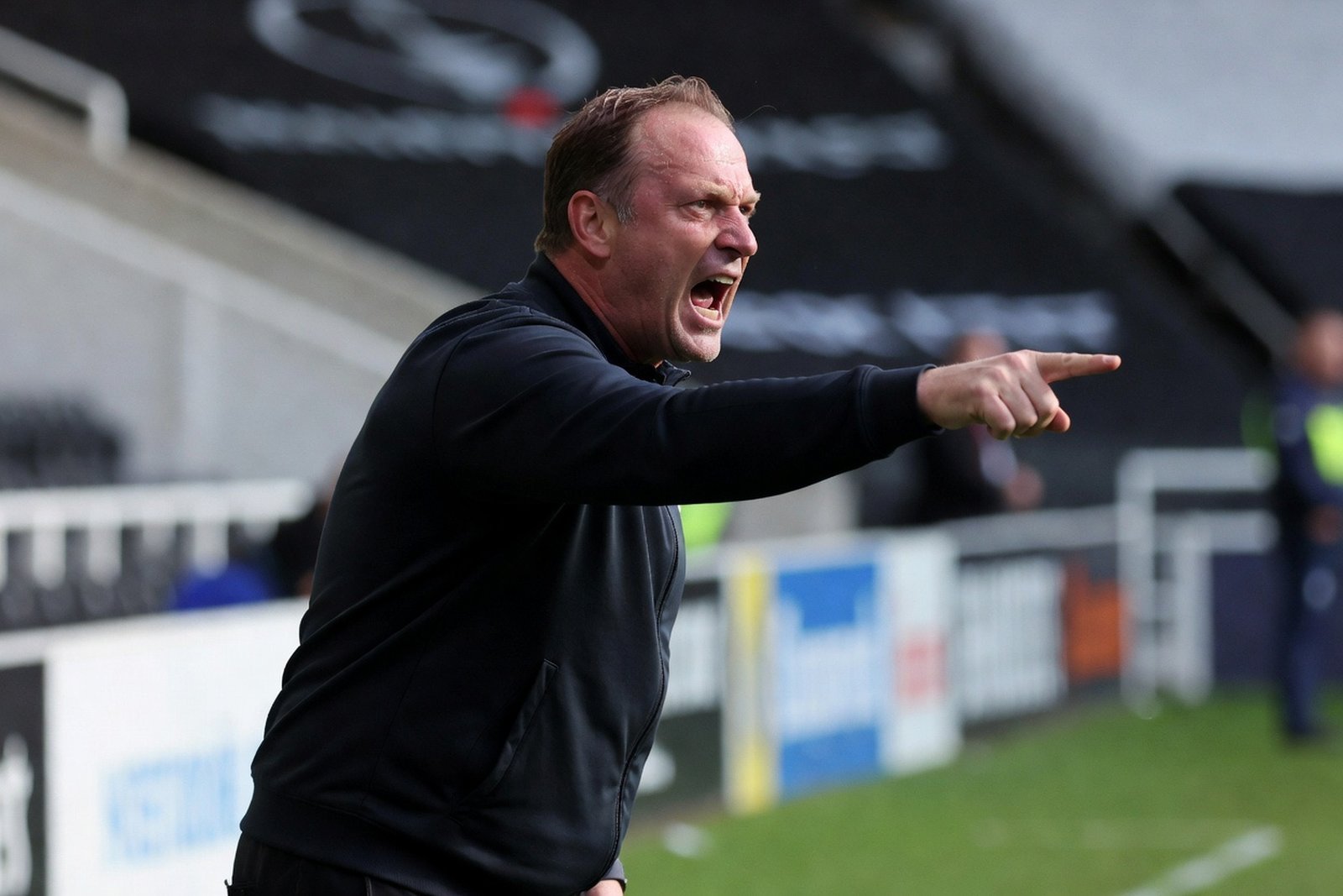 Jones Ripped the Linesman at The Valley — Sports satirical illustration by Roast Station