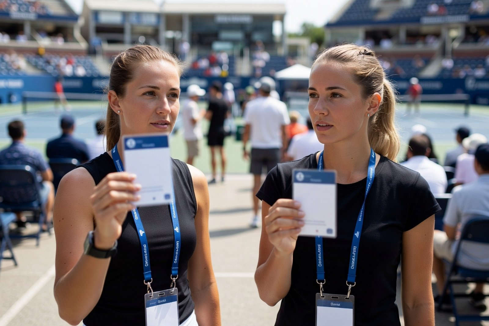 Radice and Jongens Posted US Open Credentials at the National Tennis Center