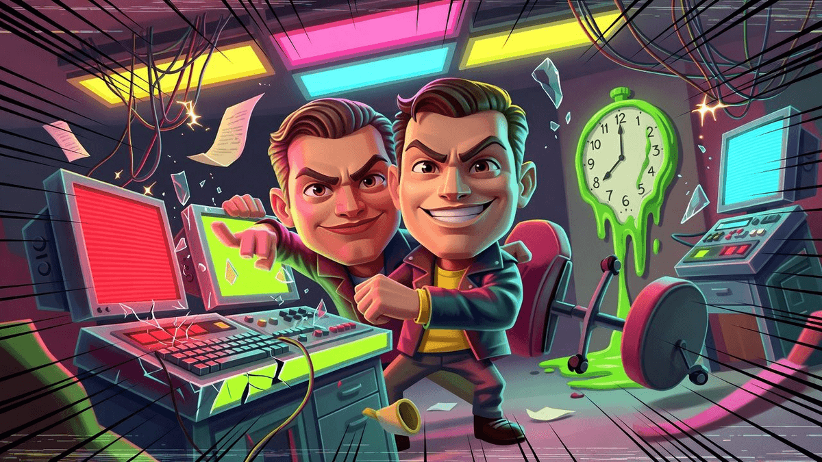 Satellite Rescue Already a Success Because They Bothered Trying — Tech satirical illustration by Roast Station